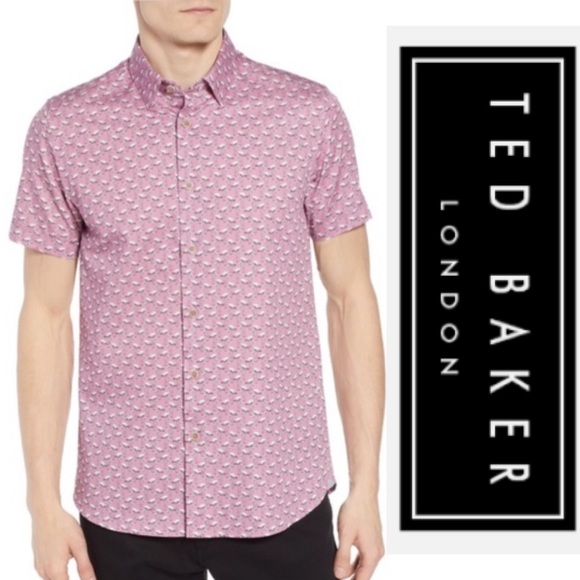 Ted Baker London Other - 🦩Ted Baker Flamingo Button Up🦩